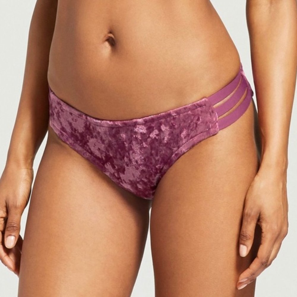 Mossimo Velvet Strappy Hipster Bikini Bottom Size Small
